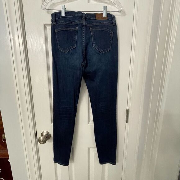 Madewell Skinny Skinny Mid Rise Dark Wash Jeans Size 27 - Picture 2 of 9